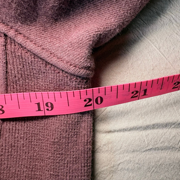 Women's Life is Good Maroon Pink Graphic Zip-Up Hoodie S - Picture 6 of 7